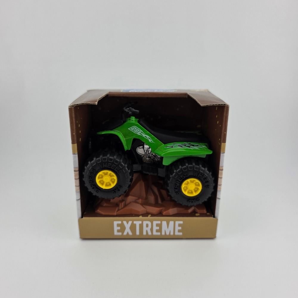 Turbo Wheels Extreme ATV‎ Die Cast Vehicle Green Yellow Tires Toy